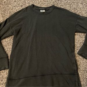 Charcoal Grey Sweatshirt oversized small Aerie